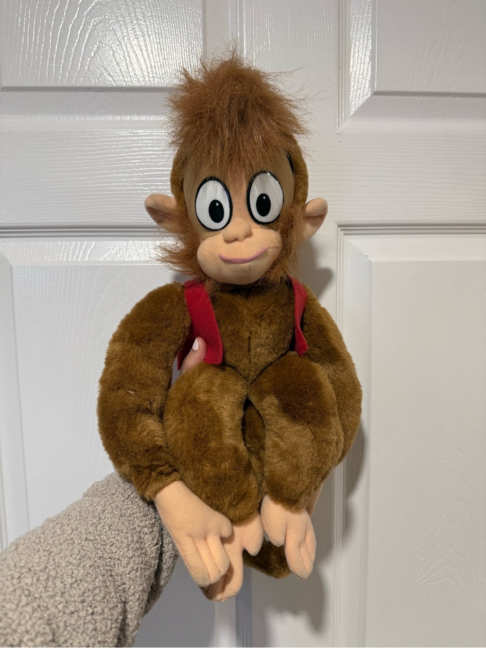 Vintage Disney Mattel 1992 Aladdin Abu Monkey Plush Stuffed Animal